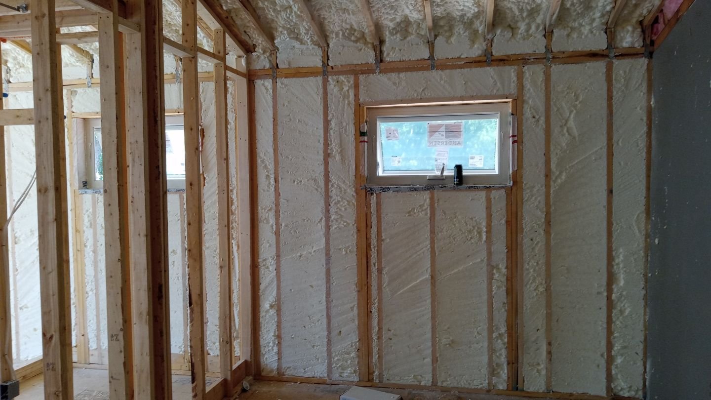 Professional spray foam insulation installation Ann Arbor walls