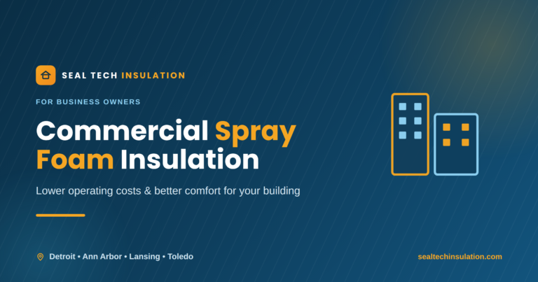 Commercial spray foam insulation for Southeast Michigan businesses