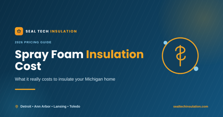 Spray foam insulation cost guide for Michigan homes