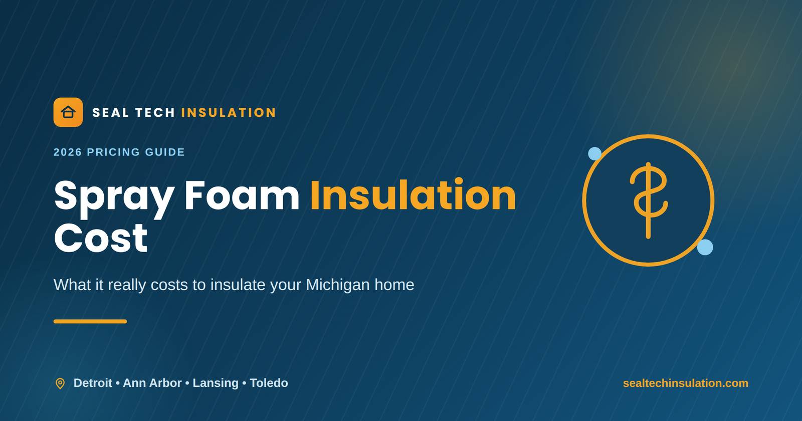 Spray foam insulation cost guide for Michigan homes
