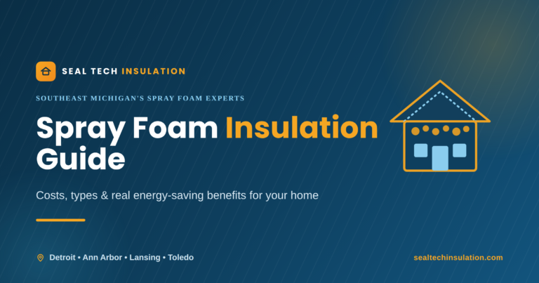 Spray foam insulation guide for Southeast Michigan homes by Seal Tech Insulation